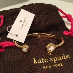 Kate Spade Spot the Spade Gold Plated CuffBracelet